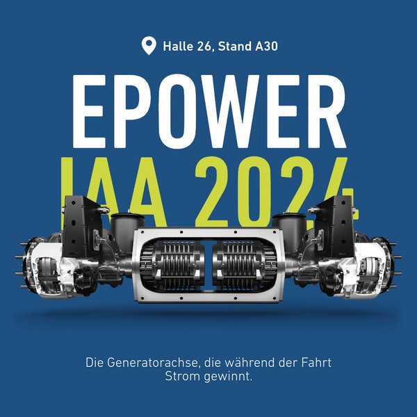 🚛❄️☀️ ePower ist ein Achsmodul, das während der Fahrt des Trailers Energie gewinnt, um daraus Kühlaggregate bei...